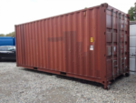 Lagercontainer 20 Fuß, letzte Fahrt