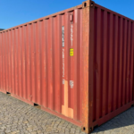 Container 20 Fuß, letzte Fahrt