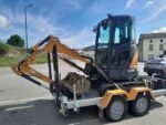 CASE CX26C + 3 SCHAUFELN + ANHÄNGER – Minibagger 2,5T – Bild 2
